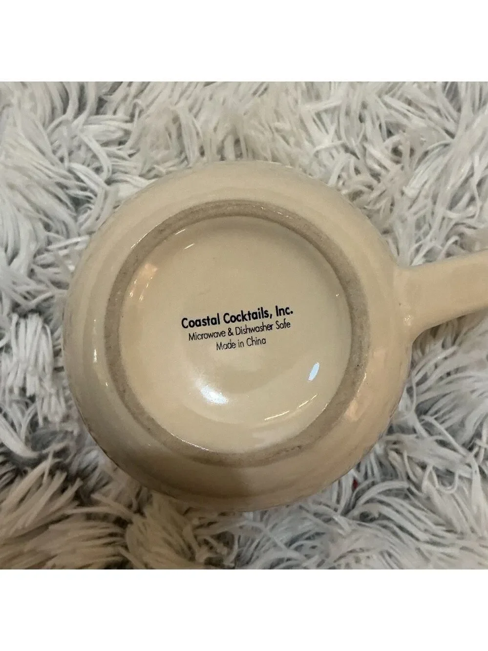 Godiva Belgium 1926 Beige Ceramic Coffee Mug – Vintage Oversized 16 oz Cup